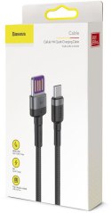 KABEL USB-A / USB-C Baseus Cafule CATKLF-PG1 100cm SuperCharge 40W 5A QC 3.0 W OPLOCIE KABEL USB-A / USB-C Baseus Cafule CATKLF-PG1 100cm SuperCharge 40W 5A QC 3.0 W OPLOCIE