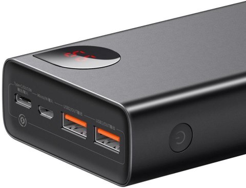 Powerbank Baseus Adaman Digital Display PPIMDA-D01 20000mAh 65W PD QC 3.0 2x USB-A 1x USB-C + KABEL Powerbank Baseus Adaman Digital Display PPIMDA-D01 20000mAh 65W PD QC 3.0 2x USB-A 1x USB-C + KABEL