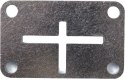 Zestaw blach montażowych Beninca BILL.P (do 1 siłownika) Zestaw blach montażowych Beninca BILL.P (do 1 siłownika)