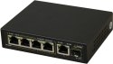 Switch 6-portowy PULSAR SFG64F1 do 4 kamer IP Switch 6-portowy PULSAR SFG64F1 do 4 kamer IP