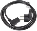 KABEL ZASILAJĄCY CEE 7/7 IEC 320 C13 1.8M KĄTOWY VDE Lanberg KABEL ZASILAJĄCY CEE 7/7 IEC 320 C13 1.8M KĄTOWY VDE Lanberg