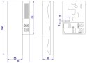ACO INS-UP UNIFON - 2 przyciski, funkcyjny, magnetyczne odkładanie słuchawki ACO INS-UP UNIFON - 2 przyciski, funkcyjny, magnetyczne odkładanie słuchawki