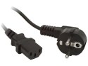 KABEL ZASILAJĄCY CEE 7/7 IEC 320 C13 1.8M WTYCZKA KĄTOWA Lanberg KABEL ZASILAJĄCY CEE 7/7 IEC 320 C13 1.8M WTYCZKA KĄTOWA Lanberg