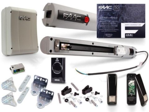 Zestaw Handy 24V - FAAC S418 do 5.4m bram dwuskrzydłowych Zestaw Handy 24V - FAAC S418 do 5.4m bram dwuskrzydłowych