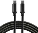 KABEL USB-C / USB-C everActive CBB-1PD5 100cm PD 100W 5A KABEL USB-C / USB-C everActive CBB-1PD5 100cm PD 100W 5A