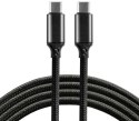 KABEL USB-C / USB-C everActive CBB-1PD5 100cm PD 100W 5A KABEL USB-C / USB-C everActive CBB-1PD5 100cm PD 100W 5A