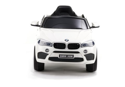 Auto na Akumulator BMW X6 Białe Skóra, EVA Auto na Akumulator BMW X6 Białe Skóra, EVA