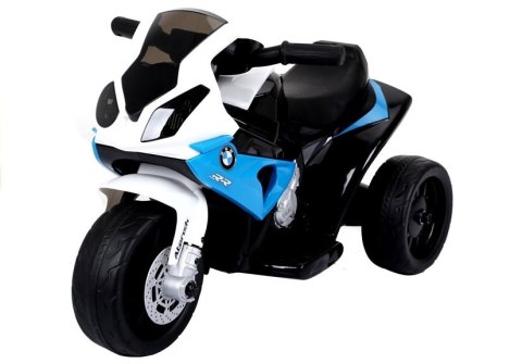 Motor na akumulator BMW S1000RR Trójkołowy Niebieski Motor na akumulator BMW S1000RR Trójkołowy Niebieski