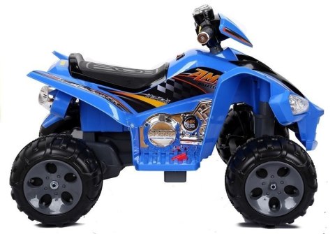 Quad na akumulator Duże Koła Niebieski Quad na akumulator Duże Koła Niebieski