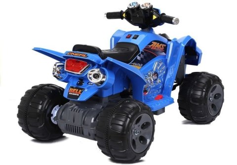 Quad na akumulator Duże Koła Niebieski Quad na akumulator Duże Koła Niebieski