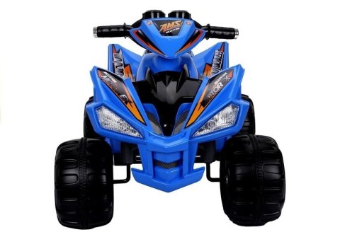 Quad na akumulator Duże Koła Niebieski Quad na akumulator Duże Koła Niebieski