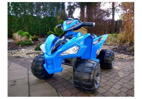 Quad na akumulator Duże Koła Niebieski Quad na akumulator Duże Koła Niebieski
