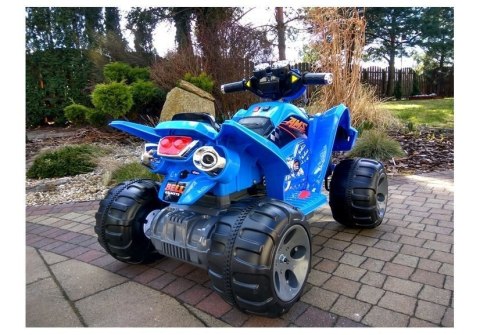 Quad na akumulator Duże Koła Niebieski Quad na akumulator Duże Koła Niebieski