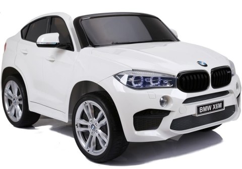 Auto Na Akumulator NOWE BMW X6M Białe Auto Na Akumulator NOWE BMW X6M Białe