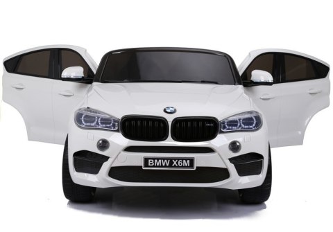 Auto Na Akumulator NOWE BMW X6M Białe Auto Na Akumulator NOWE BMW X6M Białe