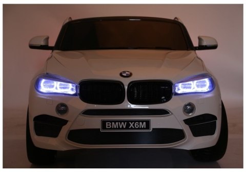 Auto Na Akumulator NOWE BMW X6M Białe Auto Na Akumulator NOWE BMW X6M Białe