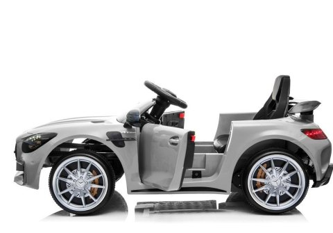 Auto na Akumulator Mercedes GTR Srebrny Lakierowany Auto na Akumulator Mercedes GTR Srebrny Lakierowany