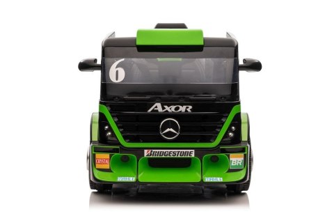 Auto Na Akumulator Mercedes + Naczepa XMX622B Zielony LCD Auto Na Akumulator Mercedes + Naczepa XMX622B Zielony LCD