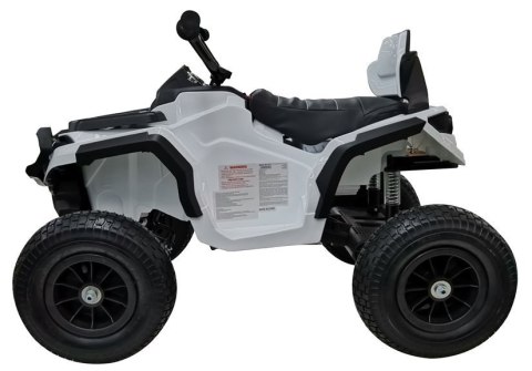 Quad na Akumulator BDM0906 Pompowane Koła Biały Quad na Akumulator BDM0906 Pompowane Koła Biały