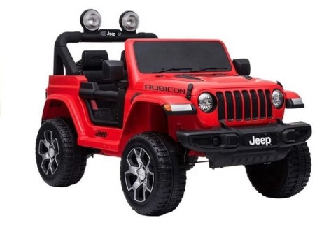 Auto na Akumulator Jeep Rubicon 4x4 Czerwony Auto na Akumulator Jeep Rubicon 4x4 Czerwony