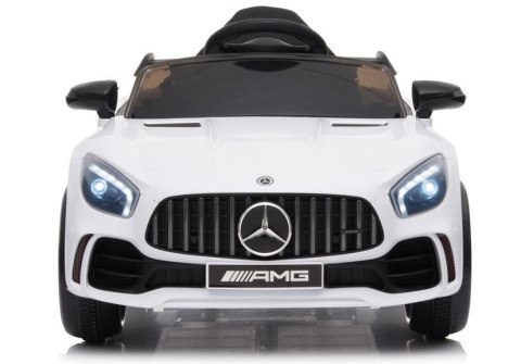 Auto na akumulator Mercedes AMG GT R Biały Auto na akumulator Mercedes AMG GT R Biały