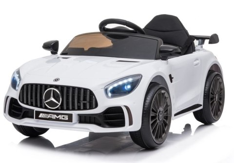 Auto na akumulator Mercedes AMG GT R Biały Auto na akumulator Mercedes AMG GT R Biały