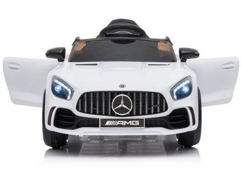 Auto na akumulator Mercedes AMG GT R Biały Auto na akumulator Mercedes AMG GT R Biały