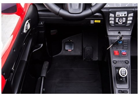 Auto na akumulator YSA021A Czerwony Lakierowany Auto na akumulator YSA021A Czerwony Lakierowany