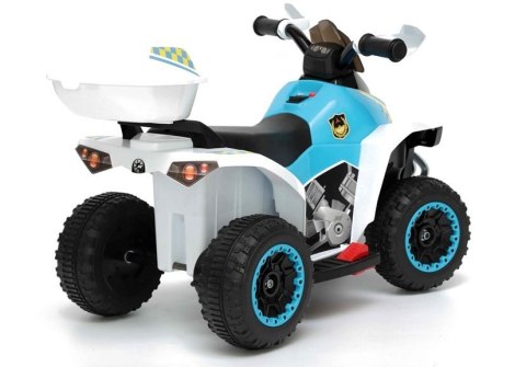 Quad na Akumulator GTS1188-A Biały Policyjny Quad na Akumulator GTS1188-A Biały Policyjny