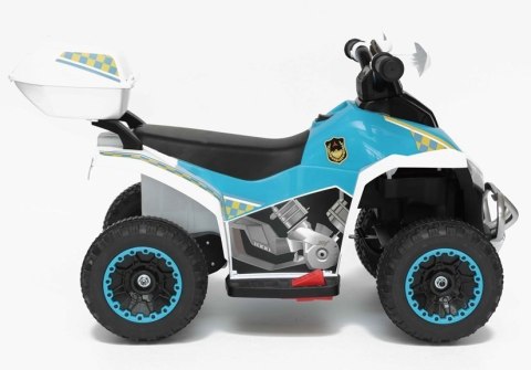Quad na Akumulator GTS1188-A Biały Policyjny Quad na Akumulator GTS1188-A Biały Policyjny