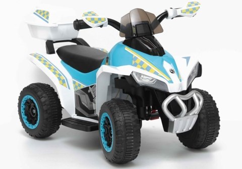 Quad na Akumulator GTS1188-A Biały Policyjny Quad na Akumulator GTS1188-A Biały Policyjny