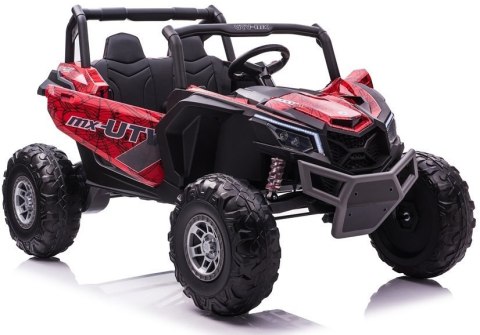 Auto na Akumulator Buggy UTV-MX Czerwony Spider Lakier MP4 Auto na Akumulator Buggy UTV-MX Czerwony Spider Lakier MP4