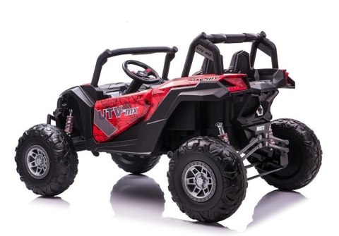 Auto na Akumulator Buggy UTV-MX Czerwony Spider Lakier MP4 Auto na Akumulator Buggy UTV-MX Czerwony Spider Lakier MP4