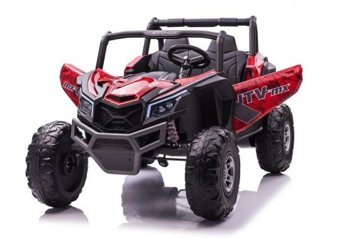Auto na Akumulator Buggy UTV-MX Czerwony Spider Lakier MP4 Auto na Akumulator Buggy UTV-MX Czerwony Spider Lakier MP4