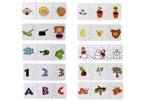 Puzzle Edukacyjne Układanka Nauka 10 Połączeń Puzzle Edukacyjne Układanka Nauka 10 Połączeń