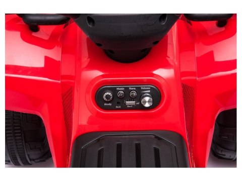 Quad na akumulator JS320 czerwony Quad na akumulator JS320 czerwony