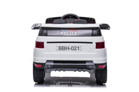 Auto Na Akumulator BBH-021 Policyjne Białe Auto Na Akumulator BBH-021 Policyjne Białe