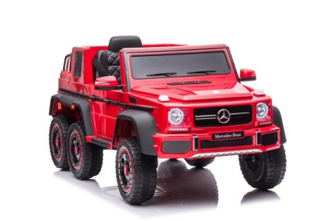 Auto Na Akumulator Mercedes Benz G63 6X6 Czerwony Auto Na Akumulator Mercedes Benz G63 6X6 Czerwony