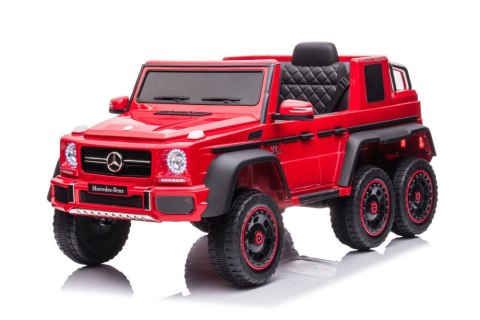 Auto Na Akumulator Mercedes Benz G63 6X6 Czerwony Auto Na Akumulator Mercedes Benz G63 6X6 Czerwony