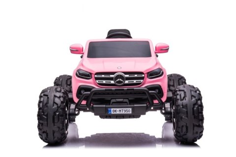 Auto na Akumulator Mercedes DK-MT950 4x4 Jasny Róż Auto na Akumulator Mercedes DK-MT950 4x4 Jasny Róż