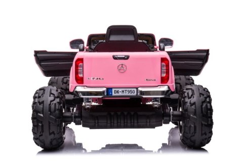 Auto na Akumulator Mercedes DK-MT950 4x4 Jasny Róż Auto na Akumulator Mercedes DK-MT950 4x4 Jasny Róż