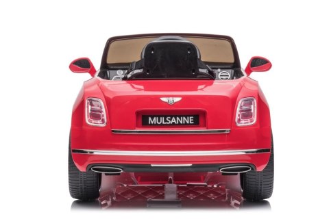 Auto Na Akumulator Bentley Mulsanne Czerwony Auto Na Akumulator Bentley Mulsanne Czerwony