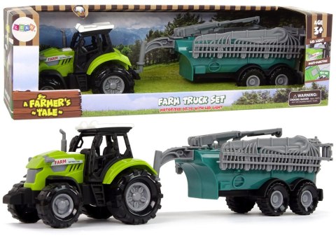 Traktor Rolniczy z Opryskiwaczem Farma Dźwięk Zielony Traktor Rolniczy z Opryskiwaczem Farma Dźwięk Zielony