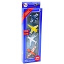 Zestaw Samoloty Odrzutowce Kolorowe 1:400 4 Szt