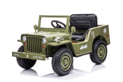 Auto Na Akumulator JH-103 Oliwkowa Zieleń 4x4 Auto Na Akumulator JH-103 Oliwkowa Zieleń 4x4