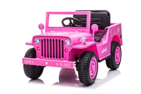 Auto Na Akumulator JH-103 Różowe 4x4 Auto Na Akumulator JH-103 Różowe 4x4