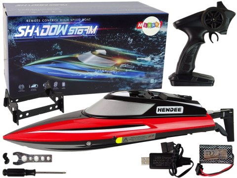 Motorówka R/C Zdalnie Sterowana 2.4G Czerwona 20-25 KM/H Motorówka R/C Zdalnie Sterowana 2.4G Czerwona 20-25 KM/H