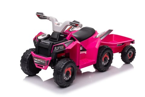 Quad Na Akumulator XMX630T Różowy Z Przyczepą Quad Na Akumulator XMX630T Różowy Z Przyczepą