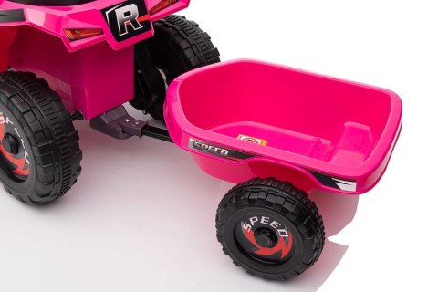Quad Na Akumulator XMX630T Różowy Z Przyczepą Quad Na Akumulator XMX630T Różowy Z Przyczepą