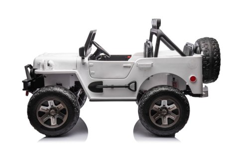 Auto Na Akumulator JH-102 Białe 4x4 Auto Na Akumulator JH-102 Białe 4x4